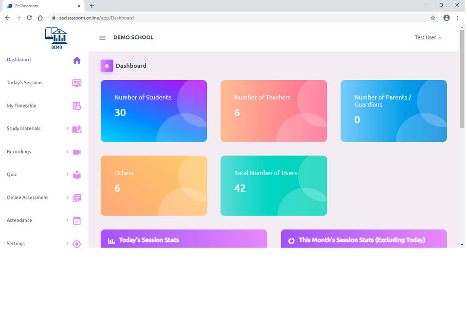 ZeClassroom Screenshot 2