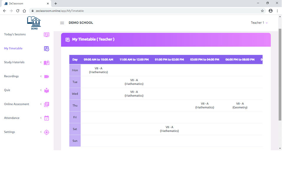 ZeClassroom Screenshot 6