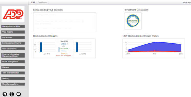 ADP Vista HCM Screenshot 1
