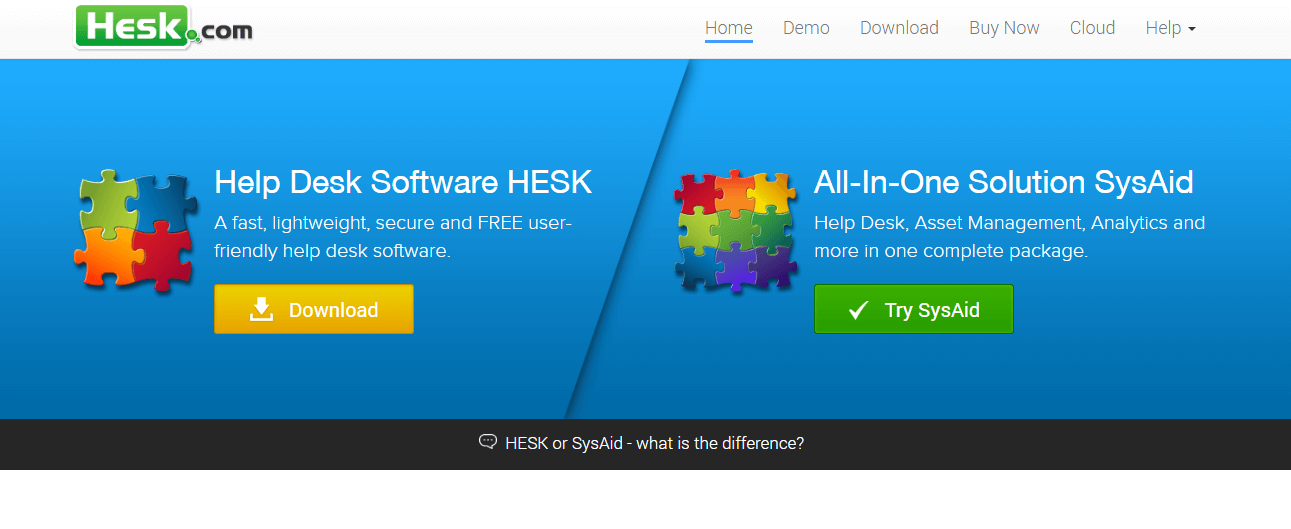 Hesk Help Desk Screenshot 1