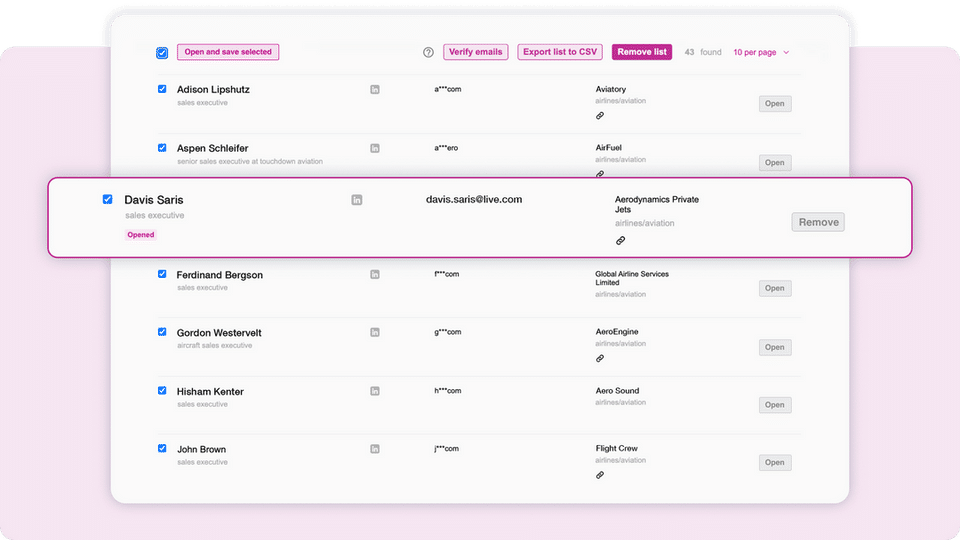 LeadRocks Screenshot 1
