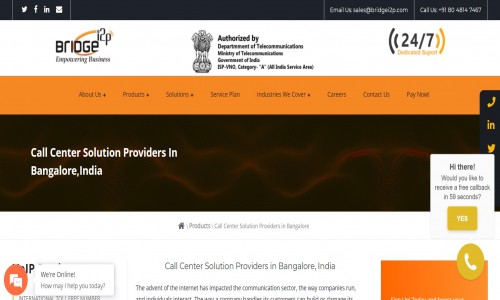 Cloud Call Center Solutions Screenshot 1