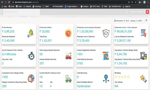 RAMP Garage Management Software Screenshot 7