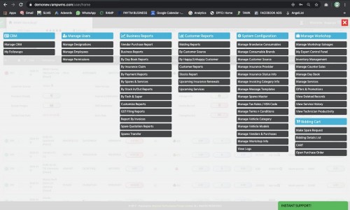 RAMP Garage Management Software Screenshot 6