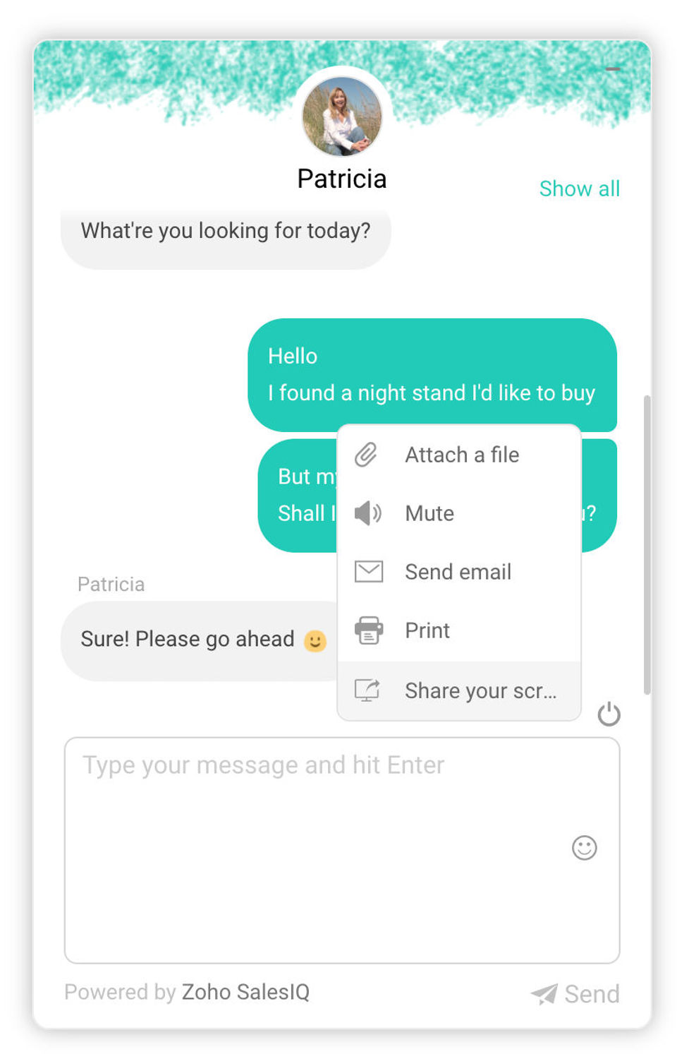 Zoho SalesIQ Screenshot 4