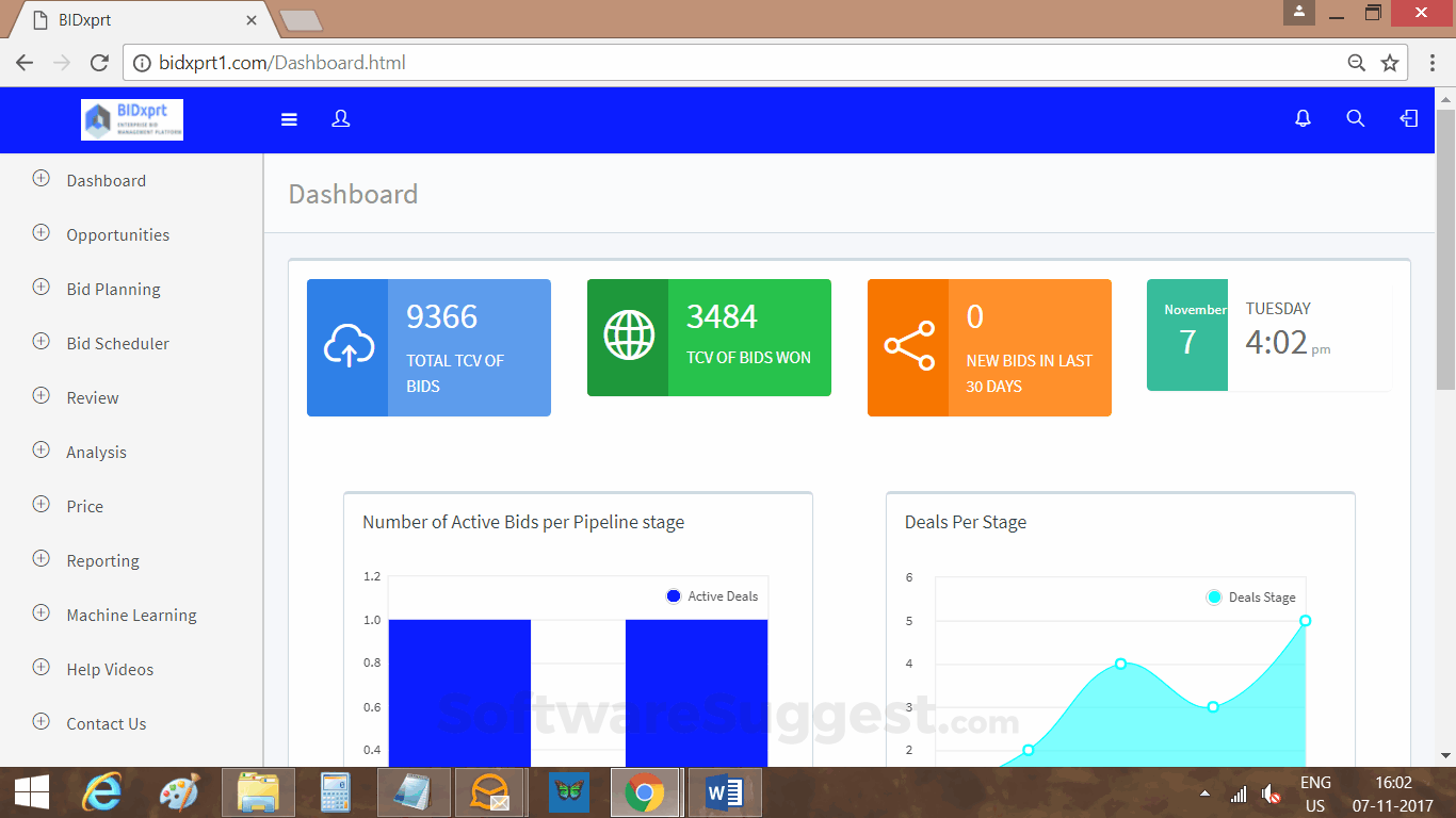 BIDxprt Screenshot 1