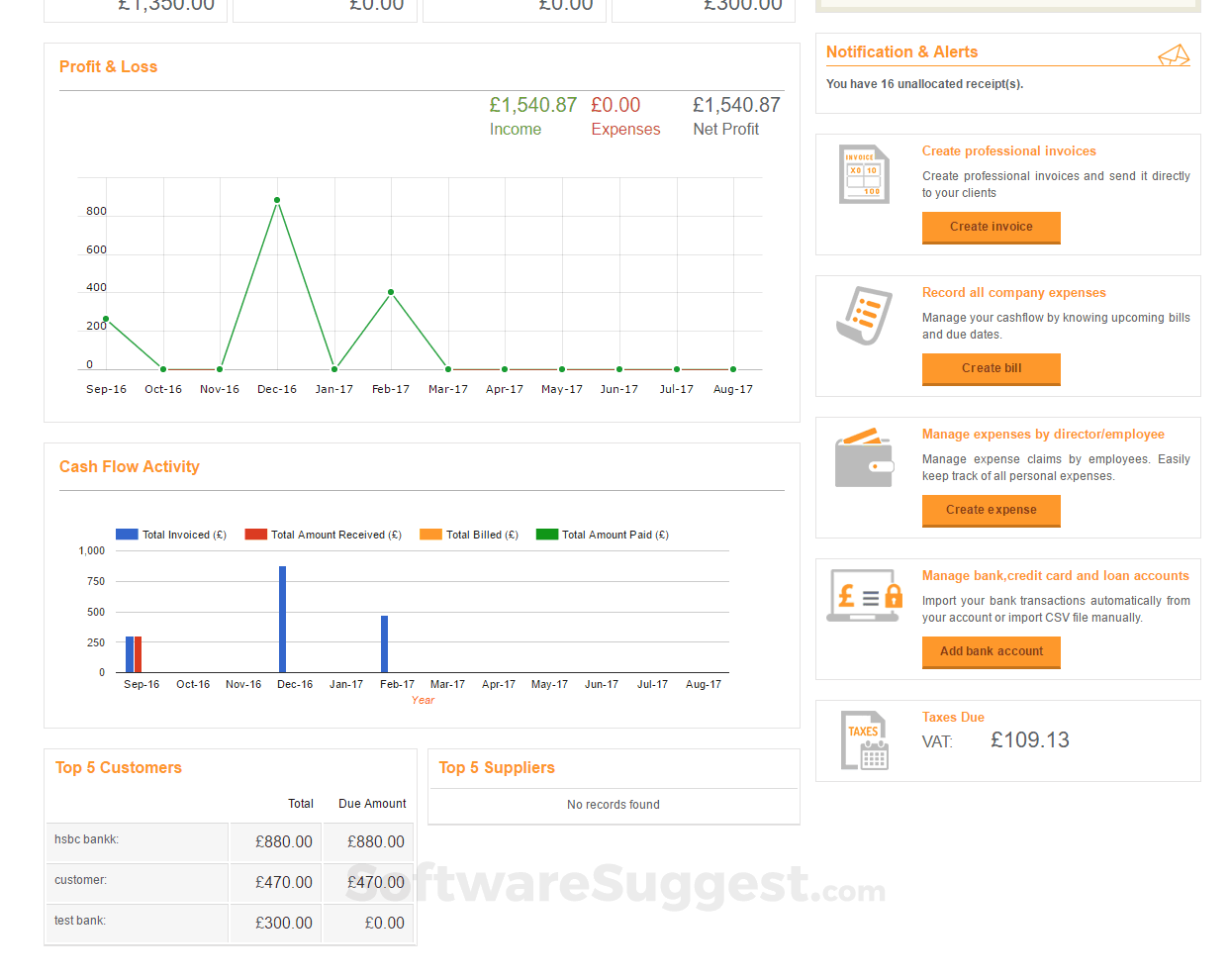 Easy Accountax - Cloud Accounting Software Screenshot 1