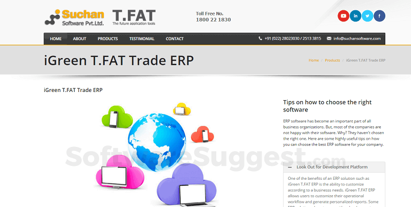 T.FAT Trade ERP Screenshot 1