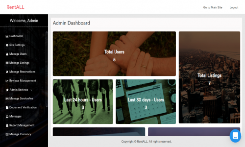 RentALL - Vacation Rental Software Screenshot 1