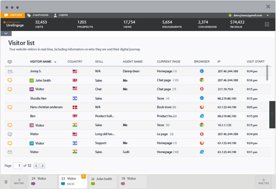 LiveEngage Screenshot 2