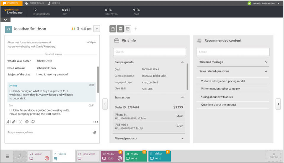 LiveEngage Screenshot 3