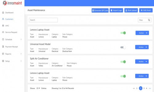 Innomaint CMMS Screenshot 1