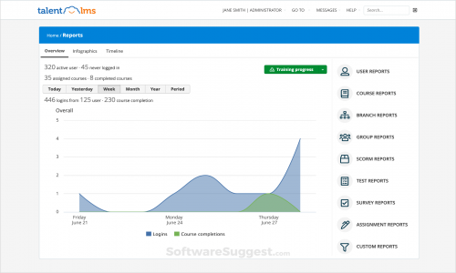 Talent LMS Screenshot 2
