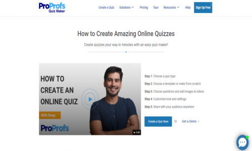 ProProfs Quiz Maker Screenshot 2