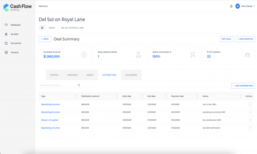 Cash Flow Portal  Screenshot 1