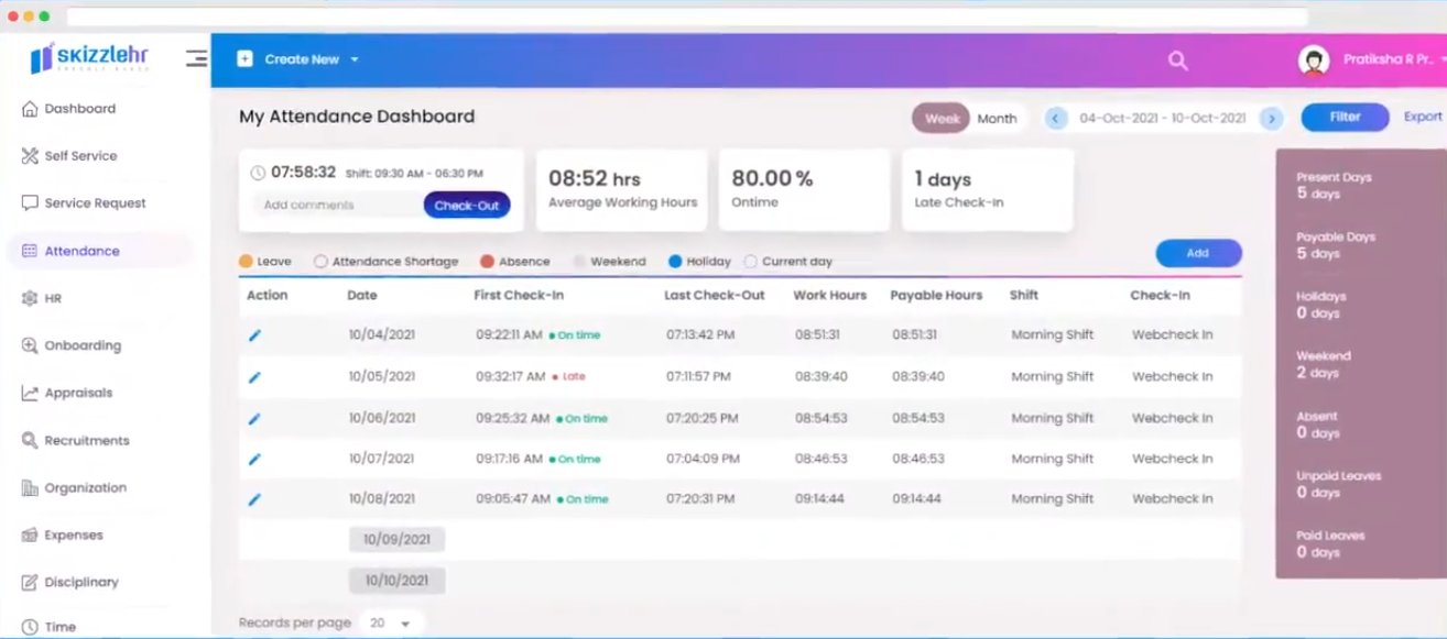 SkizzleHR Screenshot 6