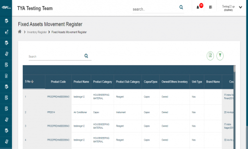 TYASuite ERP Software for an efficient Asset Management  Screenshot 5