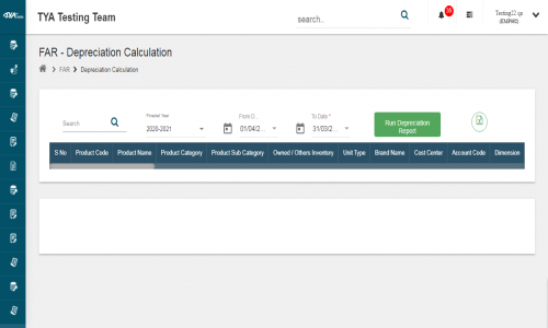 TYASuite ERP Software for an efficient Asset Management  Screenshot 6