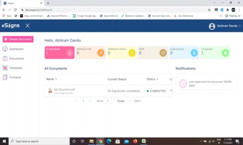 eSigns.io Screenshot 1