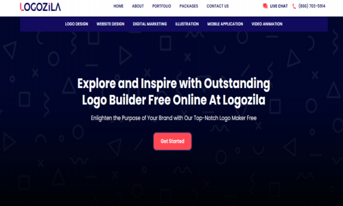 Free Online logo builder - Logozila Screenshot 1