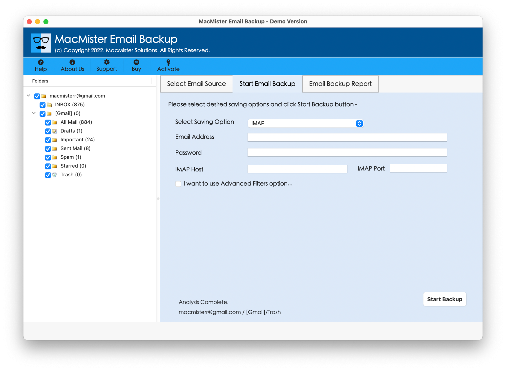 Email Backup Software Mac Screenshot 6