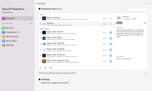 iBoysoft MagicMenu Screenshot 3