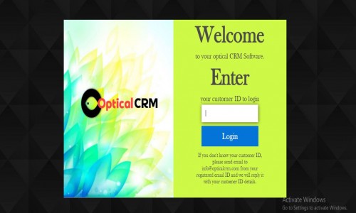 Optical CRM Screenshot 1
