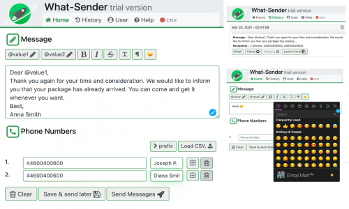 WhatSender Screenshot 1