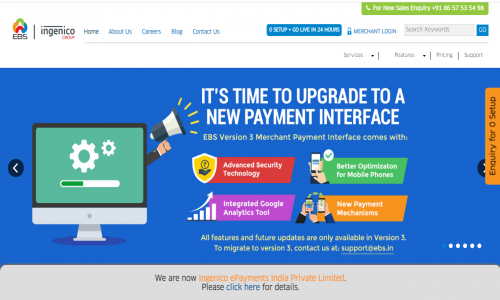 EBS Payment Gateway Screenshot 1