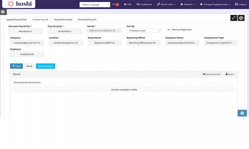 Hoshi HRMS Screenshot 3