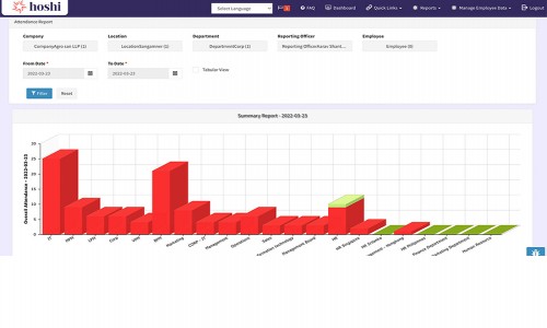 Hoshi HRMS Screenshot 4