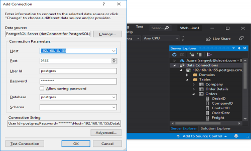  dotConnect for PostgreSQL Screenshot 1