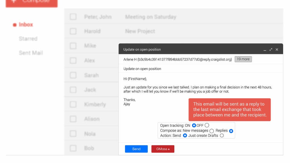 GMass Screenshot 1