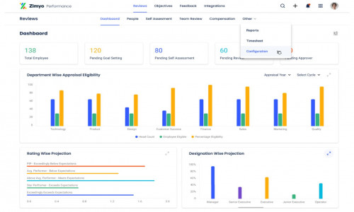 Zimyo - Performance Management Software Screenshot 4