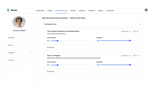 Zimyo - Performance Management Software Screenshot 3