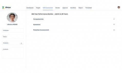 Zimyo - Performance Management Software Screenshot 1