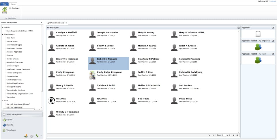 LightWork Performance Management Screenshot 4