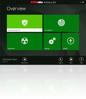 STOPzilla AntiVirus Screenshot 1