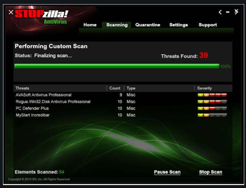 STOPzilla AntiVirus Screenshot 2