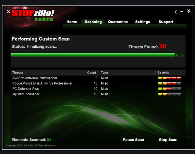 STOPzilla AntiVirus Screenshot 3