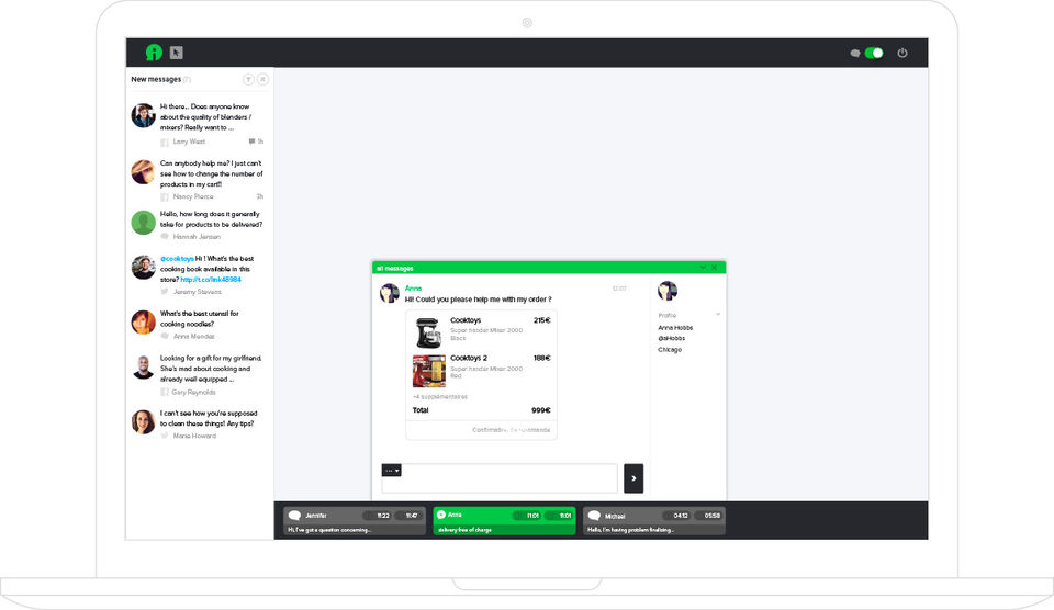 iAdvize Screenshot 2
