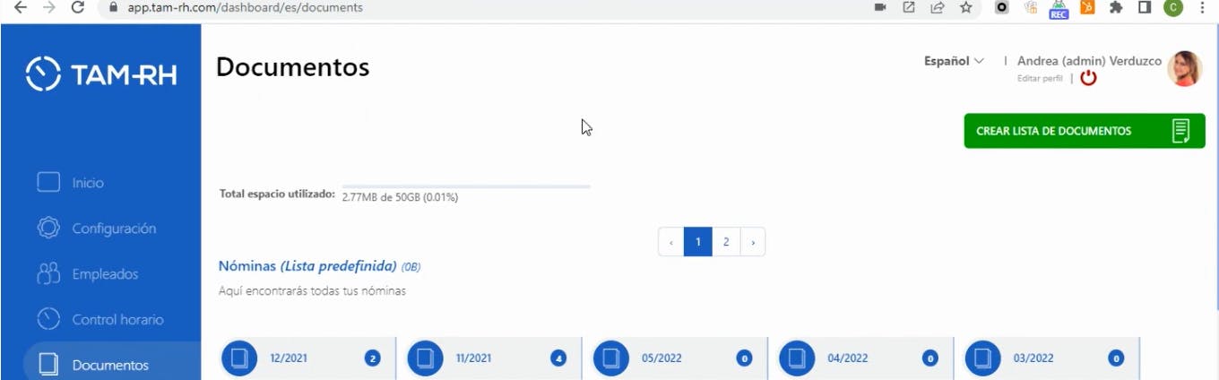 TAM-RH Screenshot 2