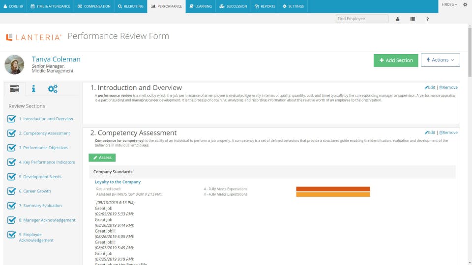 Lanteria HR Screenshot 2