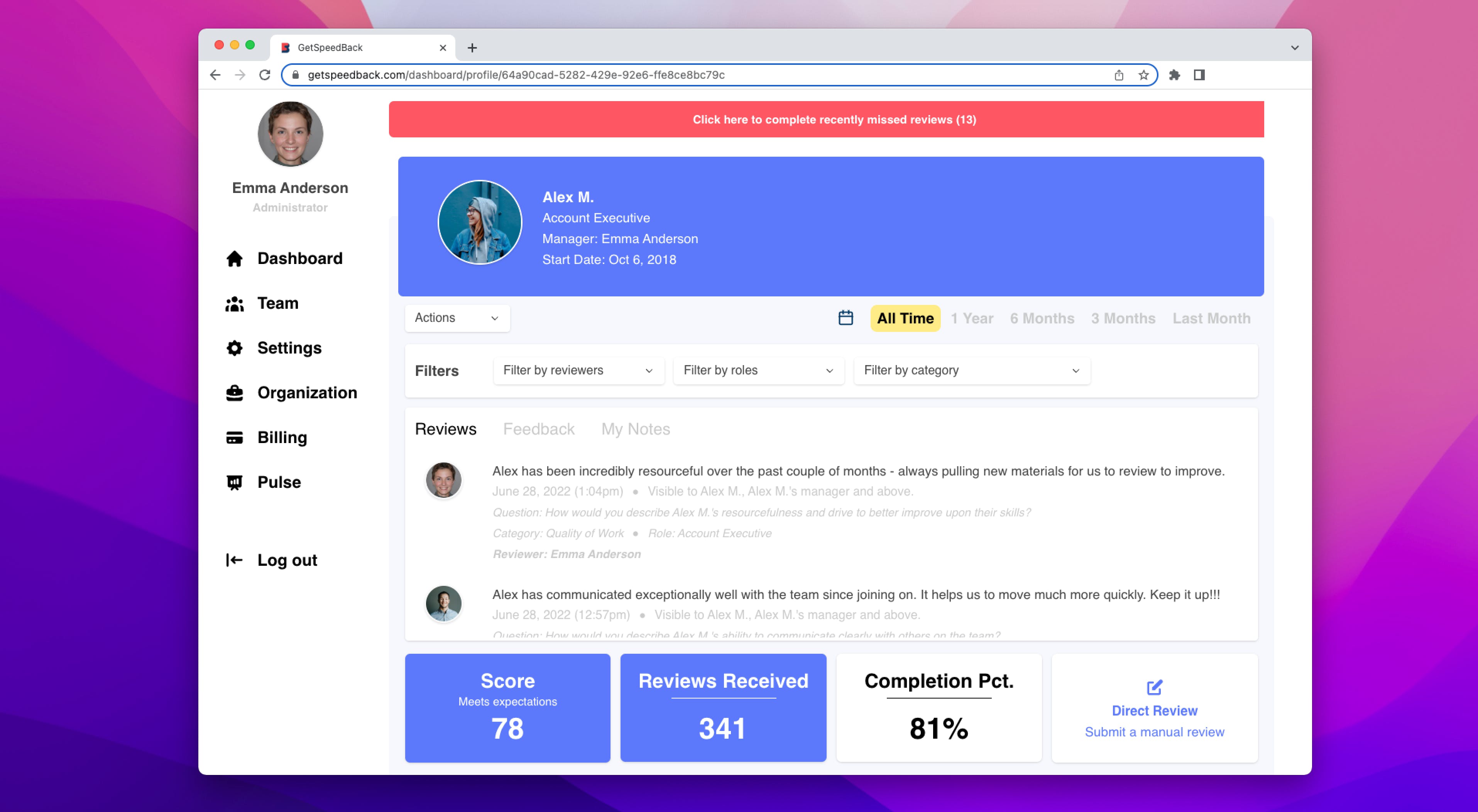WorkStory Screenshot 1