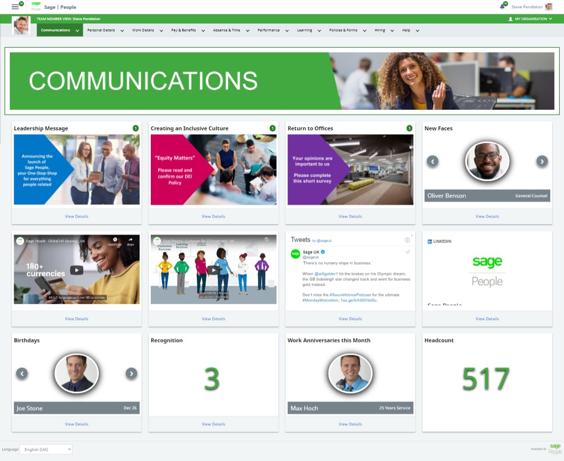 Sage People Screenshot 2