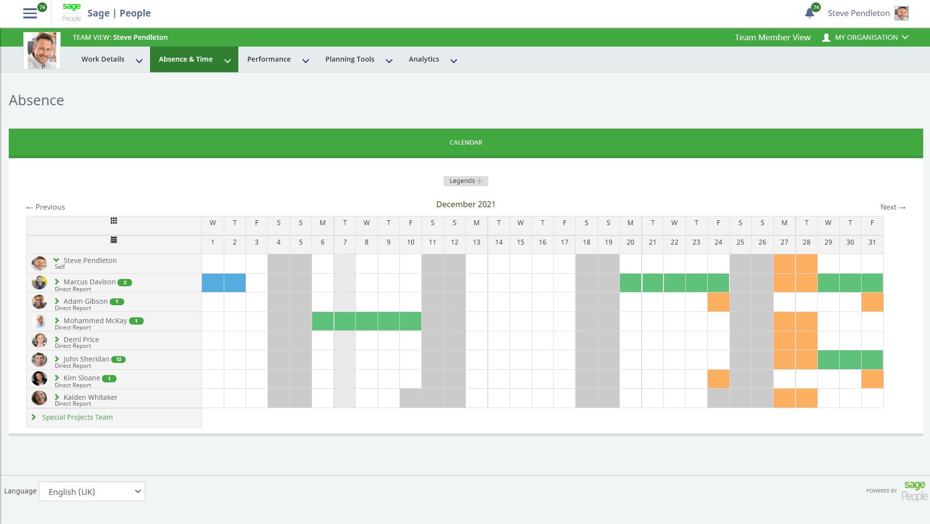 Sage People Screenshot 3