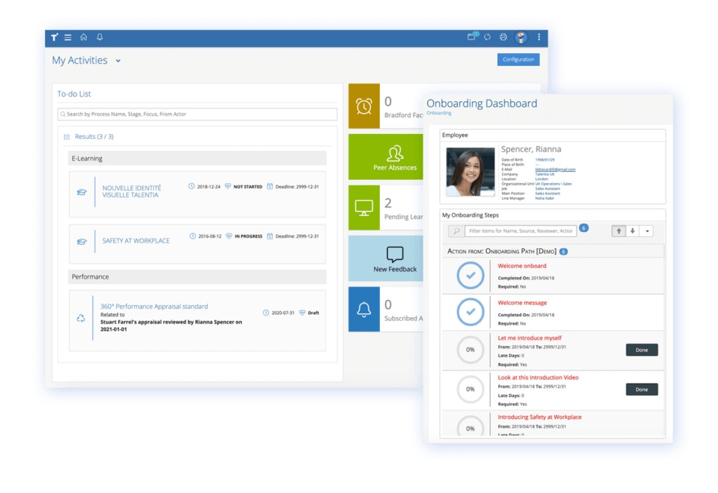 Talentia HCM Screenshot 2