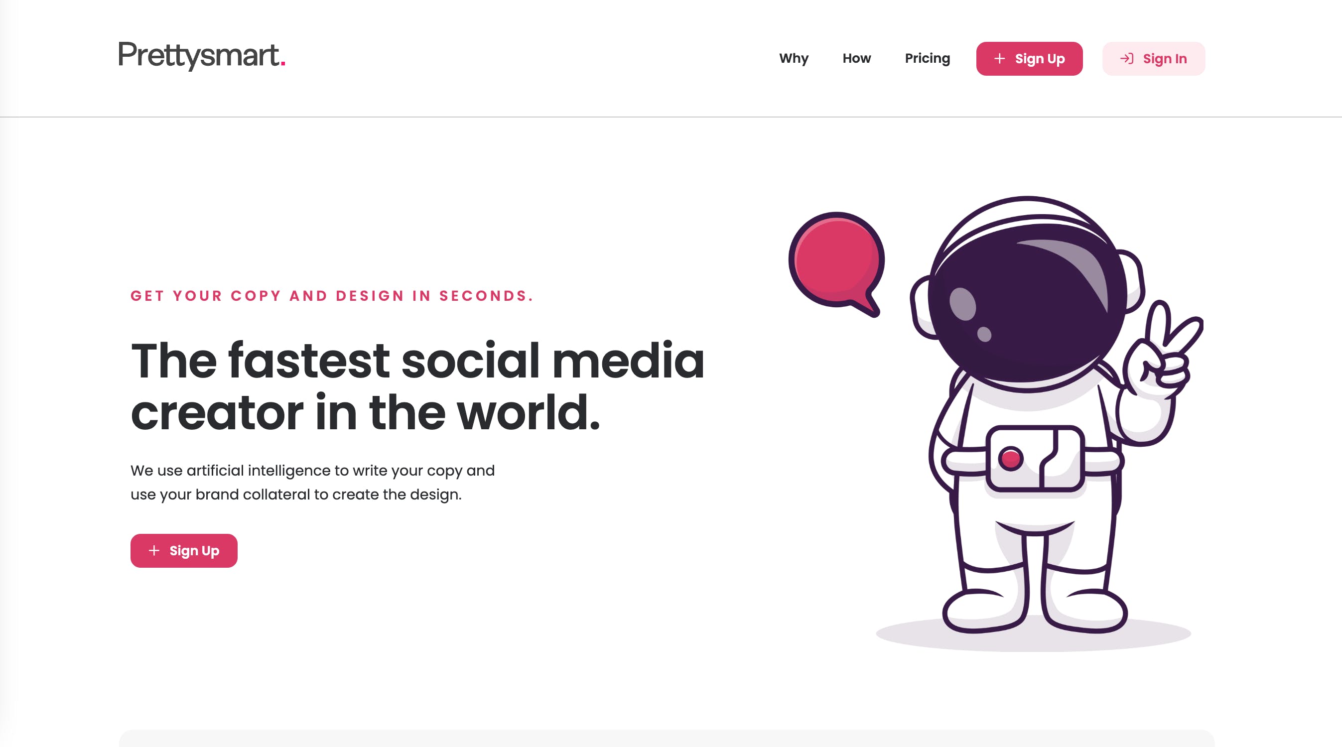 Prettysmart.co Screenshot 1