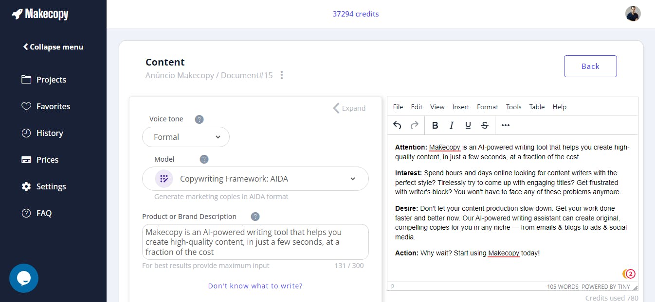 Makecopy Screenshot 2