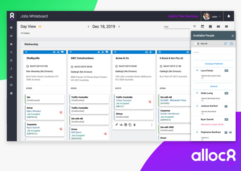 Alloc8 Screenshot 2